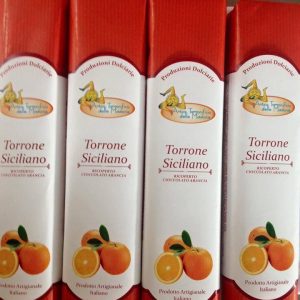 torrone al cioccolato arancia