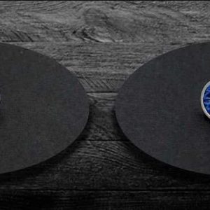 Orecchini in acciaio con applicazione in fibra di fico d’india